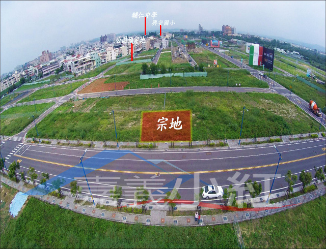 空拍環景..嘉義市西區湖子內重劃區建地**出售建地-1109**