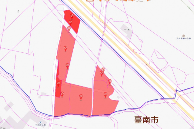 玉井台3線大路邊都計農地