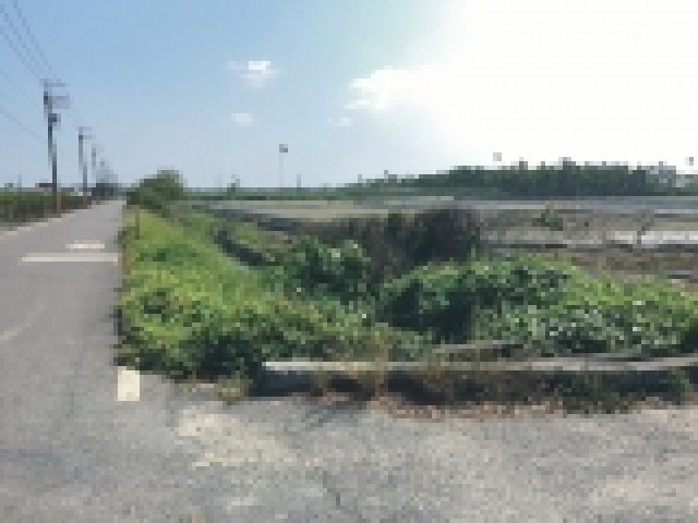 竹田雙面路重劃農地